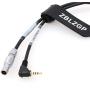 ZBLZGP Nucleus-M Motor Run Stop Cable LANC 2.5mm to 0B 7 Pin Male for Panasonic GH4 GH5 Camera