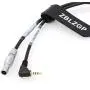 ZBLZGP Nucleus-M Motor Run Stop Cable LANC 2.5mm to 0B 7 Pin Male for Panasonic GH4 GH5 Camera