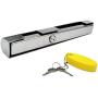 MARINE CITY 304 Grade Stainless Steel Fine Polished Strong and Sturdy Portable Outboard Engine Lock with Keys