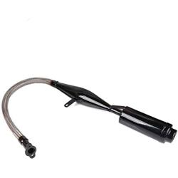 Viper Flexible Muffler Pipe For 50cc 80cc Bike Gas Engine Motor Parts Black