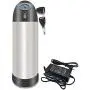 Jieoto 24V 36V 48V E-Bike Water Bottle Battery Waterproof Li-ion Battery Pack Fits for 200W 250W 400W 500W 750W 1000W E-Bike Motors with Charger and T Output Line