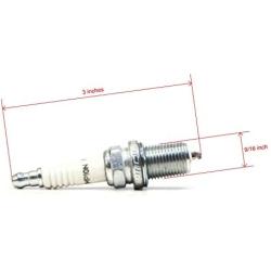(Pack of 2) Champion Spark Plugs for NGK BCPR6ES, CS6 S100, CS6S100, ZFR5F Motor