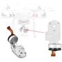 Dilwe Roll Arm Motor, Roll Arm Motor RC Drone Repair Parts Roll Motor Drone Supplies Compatible with Phantom 3