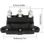gradora Winch Motor Reversing Solenoid 12V DC Contactor Relay Switch Intermittent Duty 6 Terminals 214-1211A11-06 214-1231-A11