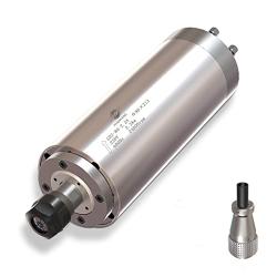 Huanyang Water Cooled CNC Spindle Milling Motor 220V 2.2KW 24000RPM 400hz Φ80mm ER20 Collet for Engraving Machine