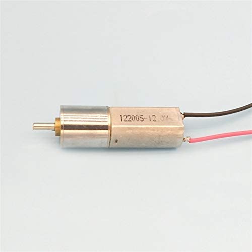 Xuulan Xianglaa-Motor 16MM DC 12V 30RPM /6V 15RPM Motor, Powerful High Torque Gear Box Motor, 3V 6V 12V DC Brush Motor NO-Brushless, (Speed(RPM) : 3V 8RPM)