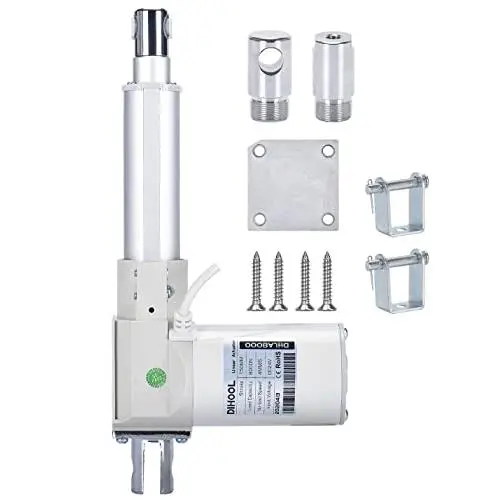 12 Inch 300MM Stroke Linear Motion Actuators (4 6 8 10 16 20 Optional) Electric Telescopic Rod DC 12V Motor 3.3MM/S 8000N 1700lb 800kg Load Heavy Duty for Automotive