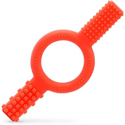 TUXEPOC Sensory Oral Motor chew Tool,Designed for Autism, SPD, ADHD, Oral Motor Stimulation,Therapy Tools to Improve Chewing and Biting,gafly Therapeutics,for Kids (Red)