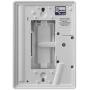 Home Automation Lighting, ZWAVE Plus Smart Switch by Ecolink, Lighting Control, White Single Rocker Style Light Switch Design (PN - SDLS2-ZWAVE5)