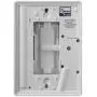 Home Automation Lighting, ZWAVE Plus Smart Switch by Ecolink, Lighting Control, White Single Rocker Style Light Switch Design (PN - SDLS2-ZWAVE5)