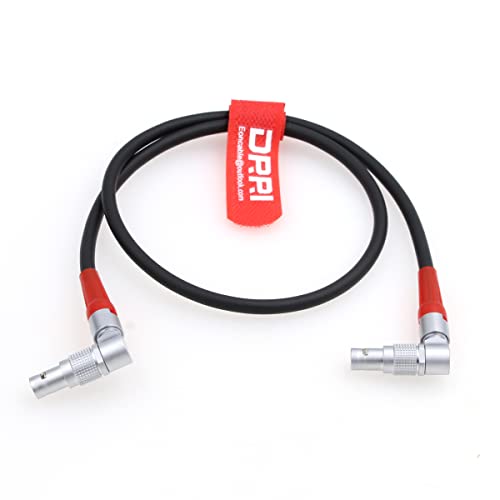 DRRI 4pin Male to 4pin Male Arri LBUS FIZ MDR Wireless Focus CFORCE Lens Motor Cable (RA 4P-RA 4P)