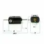 Acxico 2Pcs 15mm Micro 010 Motor DC 6V 12V 24V High Speed Dual Shaft Toy Car Rail Train