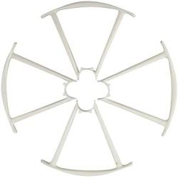 Main Blade Propellers CCW CW Replacement Propeller Guard Protectors Motors for Syma X21 X21W X22 X22W Drone Replacement RC Quadcopter Spare Parts Set White (Propeller Guard 4pcs)