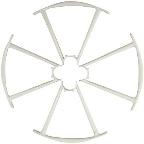 Main Blade Propellers CCW CW Replacement Propeller Guard Protectors Motors for Syma X21 X21W X22 X22W Drone Replacement RC Quadcopter Spare Parts Set White (Propeller Guard 4pcs)