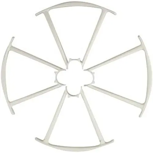 Main Blade Propellers CCW CW Replacement Propeller Guard Protectors Motors for Syma X21 X21W X22 X22W Drone Replacement RC Quadcopter Spare Parts Set White (Propeller Guard 4pcs)