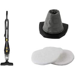 Eureka Blaze Stick Vacuum Cleaner, Powerful Suction 3-in-1 Small Handheld Vac with Filter for Hard Floor Lightweight Upright Home Pet Hair, Dark Black & Filter &Pre Motor Filter, Gray