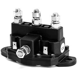 QWORK Winch Solenoid Relay Switch, 12V DC Relay Switch, Intermittent Duty, 6 Terminals 214-1231-A11