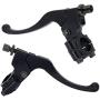 Throttle Handle+Left Right Clutch Brake Lever Handle Brake Cable Compatible with XR80 XR100 CRF70 CRF80 Pit Dirt Motor Bike Baja Mini Bike