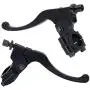 Throttle Handle+Left Right Clutch Brake Lever Handle Brake Cable Compatible with XR80 XR100 CRF70 CRF80 Pit Dirt Motor Bike Baja Mini Bike