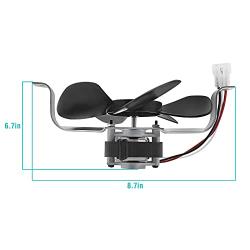 97012248 Range Hood Fan Motor Replacement for Broan 97012248 Hood Fan Motor Assembly by APPLIANCEMATES Replace Part #99080533, 99080492, 17869