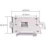 LF&LQEW 1set DIN Rails Set with SSR Mount for VORON 2.4 3D Printer DIY Kit (Size : 350x350mm)