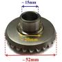 Boat Motor Outboard Geat Set 3B2-64010-0 3B2-64020-0 3B2-64030-0 M 9.8HP 8HP For Tohatsu Nissan Outboard Forward Reverse Rev Pinion 3B2 Boat Engine