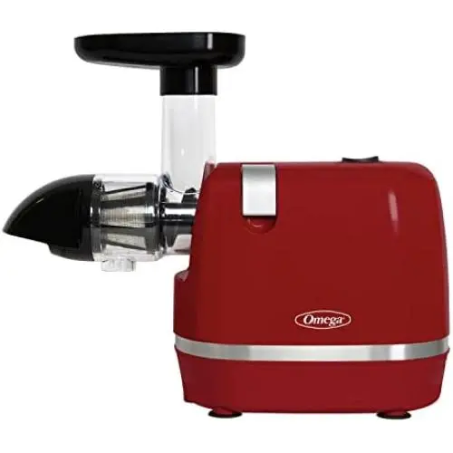 Extracteur Omega H3000RED Cold Press 365 Juicer - Masticateur Lent, Crée des Jus de Fruits, Légumes et Légumes Verts, Rendement Élevé et Conservation des Nutriments, 150 Watts, Rouge Extracteur Omega H3000RED Cold Press 365 Juicer - Masticateur Lent, Crée des Jus de Fruits, Légumes et Légumes Verts, Rendement Élevé et Conservation des Nutriments, 150 Watts, Rouge