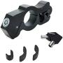 Modengzhe Mototcycle Handlebar Anti-Theft Lock Aluminum Safety Grip Brake Additional Lock for Motorbikes Scooters ATVs Dirt Bikes (Black)
