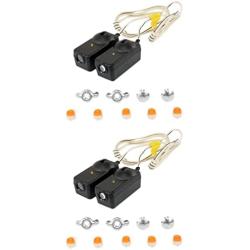 Replacement Saftey Sensors for Liftmaster Chamberlain Sears Garage Openers (801CB-P, 41A5034) Pair