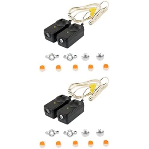 Replacement Saftey Sensors for Liftmaster Chamberlain Sears Garage Openers (801CB-P, 41A5034) Pair