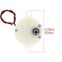 Fielect 2Pcs DC 6V Electric Motor 5RMP Micro Gear Motor Mini Speed Reducer Gear Box for RC Car Robot Model DIY Toy