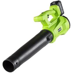 Cordless Leaf Blower with Lithium Battery & Fast Charger Included, 2in1 Electric Cordless Sweeper / Vacuum for Blowing Leaf, Clearing Dust & Small Trash,Car, Computer Host, (LARGE20000r)