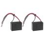 uxcell Ceiling Fan Capacitor CBB61 5/5uF 250V AC 4 Wires Metallized Polypropylene Film Capacitor 48x34x22mm for Electric Fan Pump Motor Generator 2Pcs