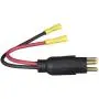 Seachoice Trolling Motor Plug, Straight, Male, Motor Side, 6 in. Lead Wires