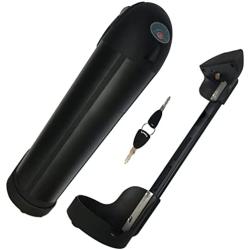 Jieoto 36V Ebike Battery 15AH Lithium Ion Mountain Bike Battery Pack Bottle Type Waterproof with Charger and Holder, for 250W 350W 500W 750W Electric Bicycles Motor