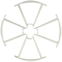Main Blade Propellers CCW CW Replacement Propeller Guard Protectors Motors for Syma X21 X21W X22 X22WDrone Replacement RC Quadcopter Spare Parts Set White (Propeller Guard 8pcs)