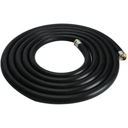20 Feet 1Inch Inlet 1Inch Outlet Fuel Gas Transfer Pump Hose Oil Pump Tube Universal Black Application for Dispensing Diesel Fuel Gasoline Grease Kerosene