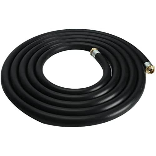20 Feet 1Inch Inlet 1Inch Outlet Fuel Gas Transfer Pump Hose Oil Pump Tube Universal Black Application for Dispensing Diesel Fuel Gasoline Grease Kerosene