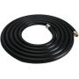 20 Feet 1Inch Inlet 1Inch Outlet Fuel Gas Transfer Pump Hose Oil Pump Tube Universal Black Application for Dispensing Diesel Fuel Gasoline Grease Kerosene
