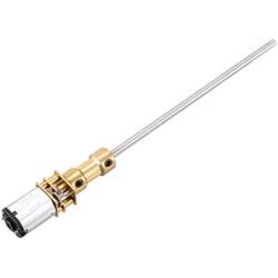 uxcell Long Axis N20 Gear Notor Miniature DC Motor 12V 1000RPM Motor Round Shaft Low Speed High Torque 3mm x 100mm