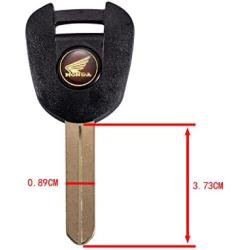 DWL Replacement for Motorcycle Blank Key Uncut Blade for cb1100 cb1300 CBR600RR CBR1000RR CB650F CB500X VFR800 CBR1000 NC700 NC750 CTX700 2014 2015 2016