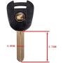 DWL Replacement for Motorcycle Blank Key Uncut Blade for cb1100 cb1300 CBR600RR CBR1000RR CB650F CB500X VFR800 CBR1000 NC700 NC750 CTX700 2014 2015 2016