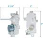 Hedday Dishwasher Diverter Motor W10537869 Compatible with Whirlpool,Replaces for W10849439 W10195677 W10476222