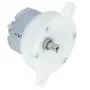 12V 10Rpm DC Miniature Geared Motor, Slow Speed Electric Motor with Terminal Mute Gear Rotation, High Performance and Durable