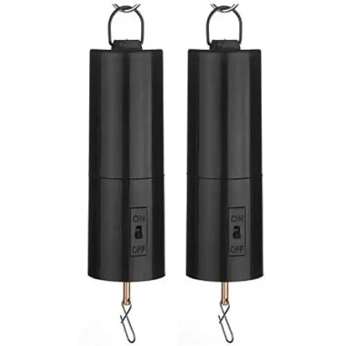 FENDISI Hanging Black Rotating Motor for Wind Spinner and Wind Chimes， Mobile Battery Operated Garden Decor Accessoy，Not Included Battery (2PCS Motor)