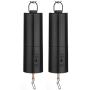 FENDISI Hanging Black Rotating Motor for Wind Spinner and Wind Chimes， Mobile Battery Operated Garden Decor Accessoy，Not Included Battery (2PCS Motor)