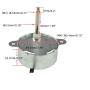 CONQUERALL TYZ-42 TYC40 Synchronous Motor AC 12V 5r/min CW/CCW Shaft 35mm for Fiber Optic Christmas Ornamen