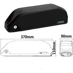 Jieoto Ebike Battery 52V 15AH, Electric Bicycle Battery Lithium ion Bike Battery with Discharge Plug Safe Lock Charger for 750W 500W 350W 200W Electric Bike Motor