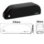 Jieoto Ebike Battery 52V 15AH, Electric Bicycle Battery Lithium ion Bike Battery with Discharge Plug Safe Lock Charger for 750W 500W 350W 200W Electric Bike Motor
