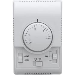 Line Voltage Thermostats Heating and Cooling Two-Way Room Mechanical Temperature Controller Adjustable Thermostat Switch for Central Air Conditioning